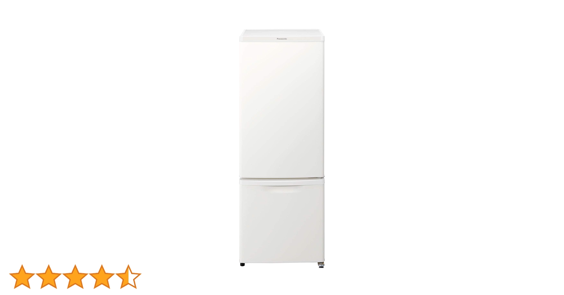 Amazon | パナソニック 冷蔵庫 幅480mm 168L マットバニラホワイト NR